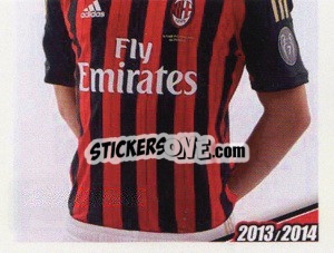 Sticker Riccardo Saponara - A.C. Milan 2013-2014
 n. 302 - Erredi Galata Edizioni