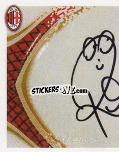 Sticker Robinho Autografo - A.C. Milan 2013-2014
 n. 369 - Erredi Galata Edizioni