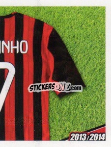 Sticker Robinho maglia 7 - A.C. Milan 2013-2014
 - Erredi Galata Edizioni