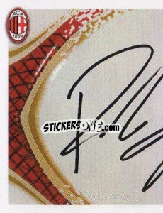 Sticker Saponara Autografo - A.C. Milan 2013-2014
 n. 299 - Erredi Galata Edizioni