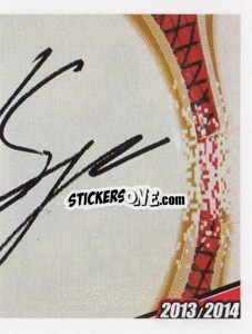 Sticker Saponara Autografo - A.C. Milan 2013-2014
 n. 300 - Erredi Galata Edizioni