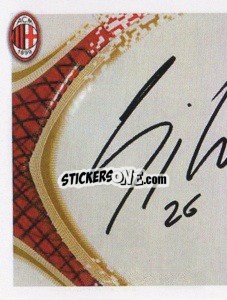 Sticker Silvestre Autografo - A.C. Milan 2013-2014
 n. 179 - Erredi Galata Edizioni