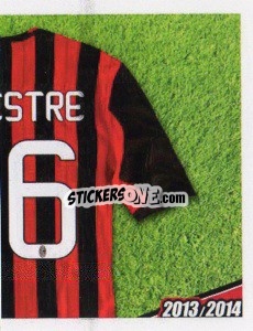 Sticker Silvestre maglia 26 - A.C. Milan 2013-2014
 - Erredi Galata Edizioni