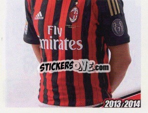 Sticker Stephan El Shaarawy - A.C. Milan 2013-2014
 n. 322 - Erredi Galata Edizioni