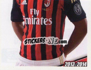 Sticker Urby Emanuelson - A.C. Milan 2013-2014
 n. 252 - Erredi Galata Edizioni