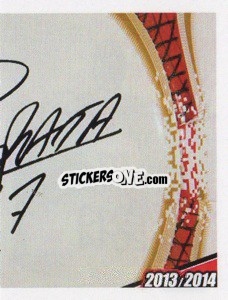 Sticker Zapata Autografo - A.C. Milan 2013-2014
 n. 210 - Erredi Galata Edizioni