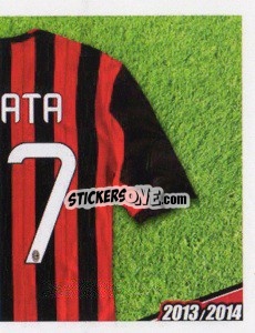 Sticker Zapata maglia 17 - A.C. Milan 2013-2014
 n. 206 - Erredi Galata Edizioni