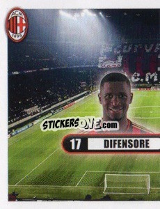 Sticker Zapata, Difensore - A.C. Milan 2013-2014
 n. 203 - Erredi Galata Edizioni