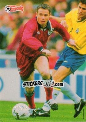 Sticker Graeme Le Saux - European Championship Stars 1996 - Plascot