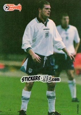 Sticker Paul Gascoigne - European Championship Stars 1996 - Plascot