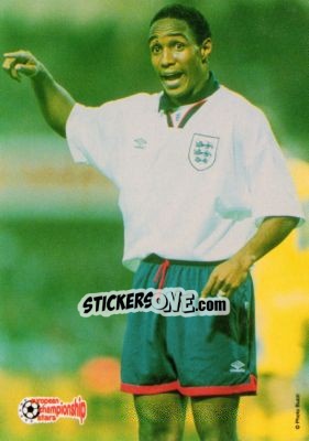 Sticker Paul Ince - European Championship Stars 1996 n. 11 - Plascot