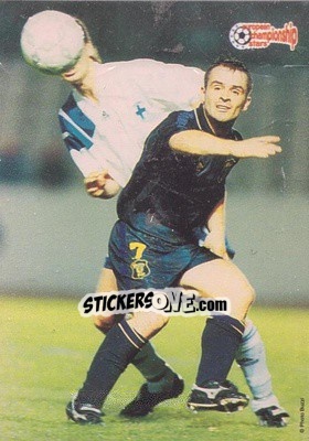 Sticker John Spencer - European Championship Stars 1996 - Plascot