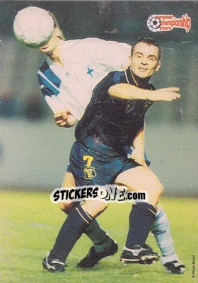 Sticker John Spencer - European Championship Stars 1996 n. 30 - Plascot