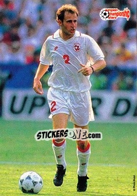 Sticker Marc Hottiger - European Championship Stars 1996 - Plascot