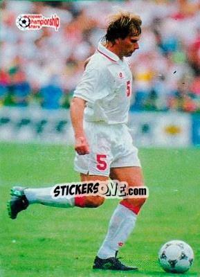 Figurina Alain Geiger - European Championship Stars 1996 n. 36 - Plascot