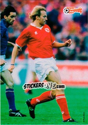 Figurina Yvan Quentin - European Championship Stars 1996 n. 37 - Plascot