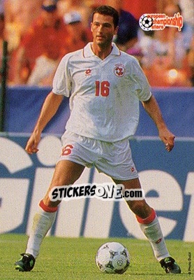 Sticker Thomas Bickel - European Championship Stars 1996 - Plascot