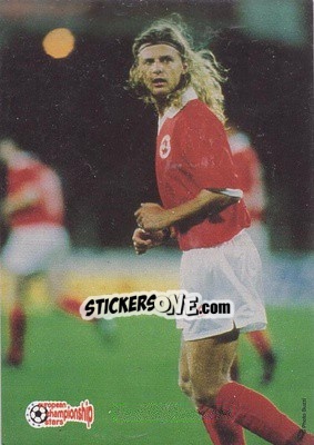 Sticker Alain Sutter - European Championship Stars 1996 - Plascot