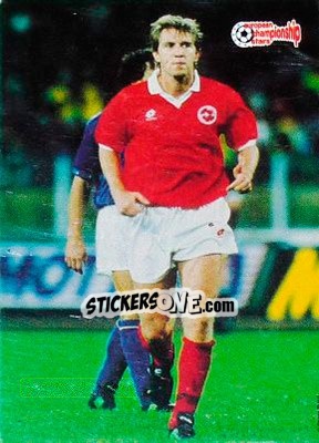 Sticker Adrian Knup - European Championship Stars 1996 - Plascot