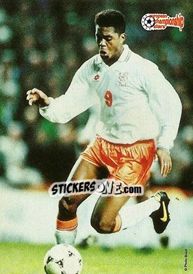 Cromo Patrick Kluivert - European Championship Stars 1996 - Plascot