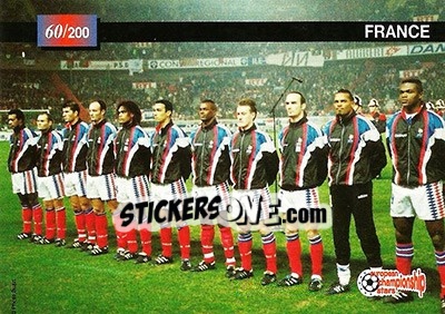 Cromo France - European Championship Stars 1996 - Plascot