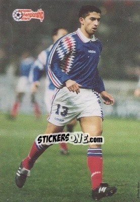 Sticker Sabri Lamouchi - European Championship Stars 1996 - Plascot