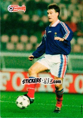 Sticker Didier Deschamps - European Championship Stars 1996 - Plascot