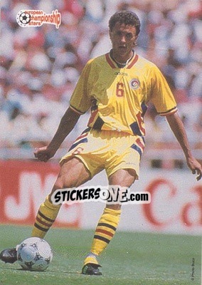 Sticker Gheorghe Popescu - European Championship Stars 1996 n. 78 - Plascot