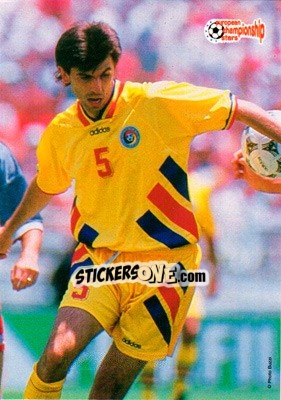 Sticker Ioan Lupescu - European Championship Stars 1996 - Plascot
