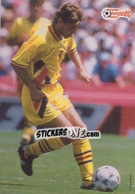 Sticker Florin Raducioiu - European Championship Stars 1996 - Plascot