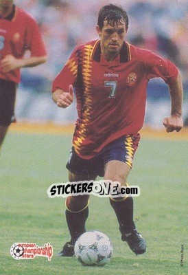 Sticker Andoni Goicoetxea - European Championship Stars 1996 - Plascot