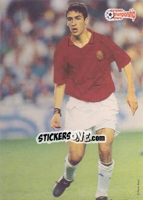 Sticker Raul González - European Championship Stars 1996 - Plascot