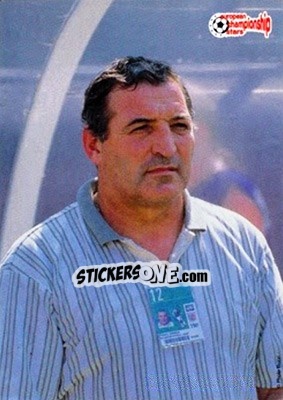 Sticker Dimitar Penev - European Championship Stars 1996 - Plascot