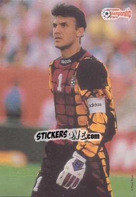 Sticker Borislav Mihaylov - European Championship Stars 1996 - Plascot