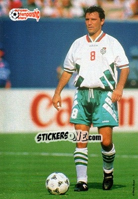 Cromo Hristo Stoichkov - European Championship Stars 1996 - Plascot