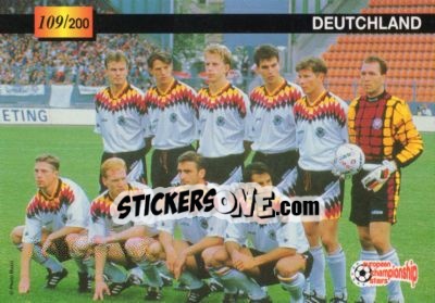 Figurina Deutchland - European Championship Stars 1996 - Plascot