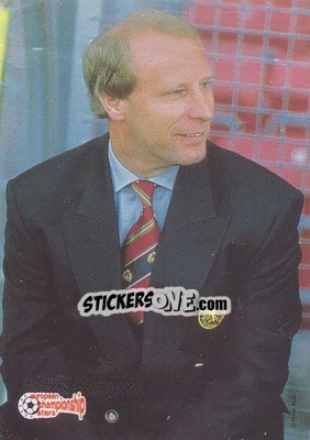 Sticker Hans Hubert Vogts - European Championship Stars 1996 - Plascot