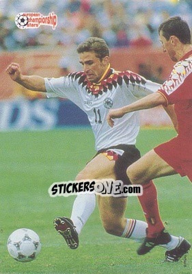 Sticker Stefan Kuntz - European Championship Stars 1996 n. 115 - Plascot