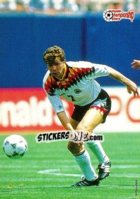 Sticker Andreas Moller - European Championship Stars 1996 - Plascot