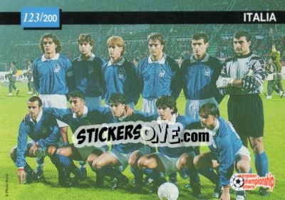 Figurina Italia - European Championship Stars 1996 - Plascot