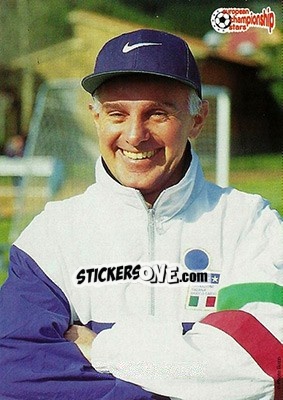 Figurina Arrigo Sacchi - European Championship Stars 1996 - Plascot