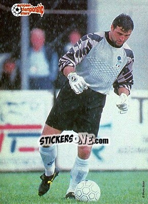 Sticker Angelo Peruzzi - European Championship Stars 1996 - Plascot