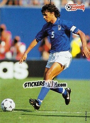 Sticker Paolo Maldini - European Championship Stars 1996 n. 127 - Plascot