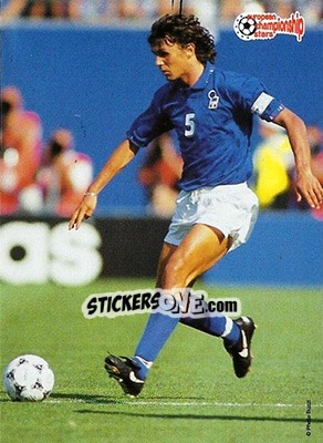 Sticker Paolo Maldini - European Championship Stars 1996 - Plascot