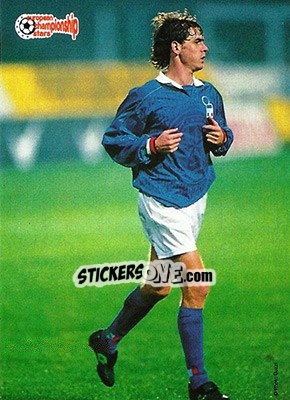 Figurina Roberto Mussi - European Championship Stars 1996 - Plascot