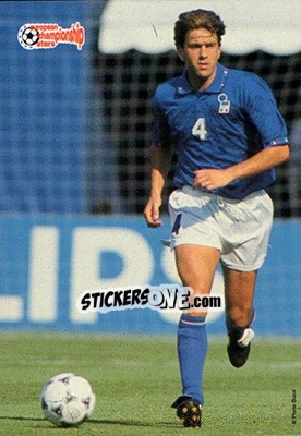 Cromo Alessandro Costacurta - European Championship Stars 1996 - Plascot