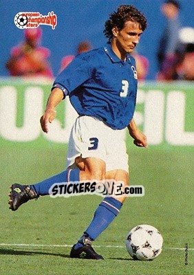 Sticker Antonio Benarrivo - European Championship Stars 1996 - Plascot