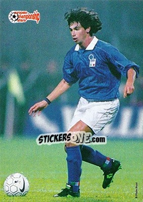 Sticker Demetrio Albertini - European Championship Stars 1996 - Plascot