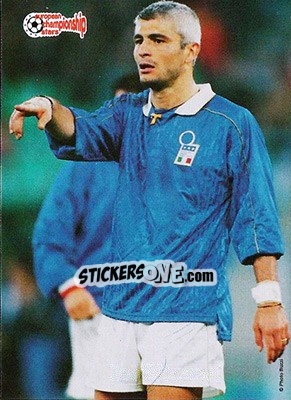 Sticker Fabrizio Ravanelli - European Championship Stars 1996 n. 138 - Plascot