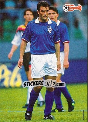 Figurina Pierluigi Casiraghi - European Championship Stars 1996 - Plascot